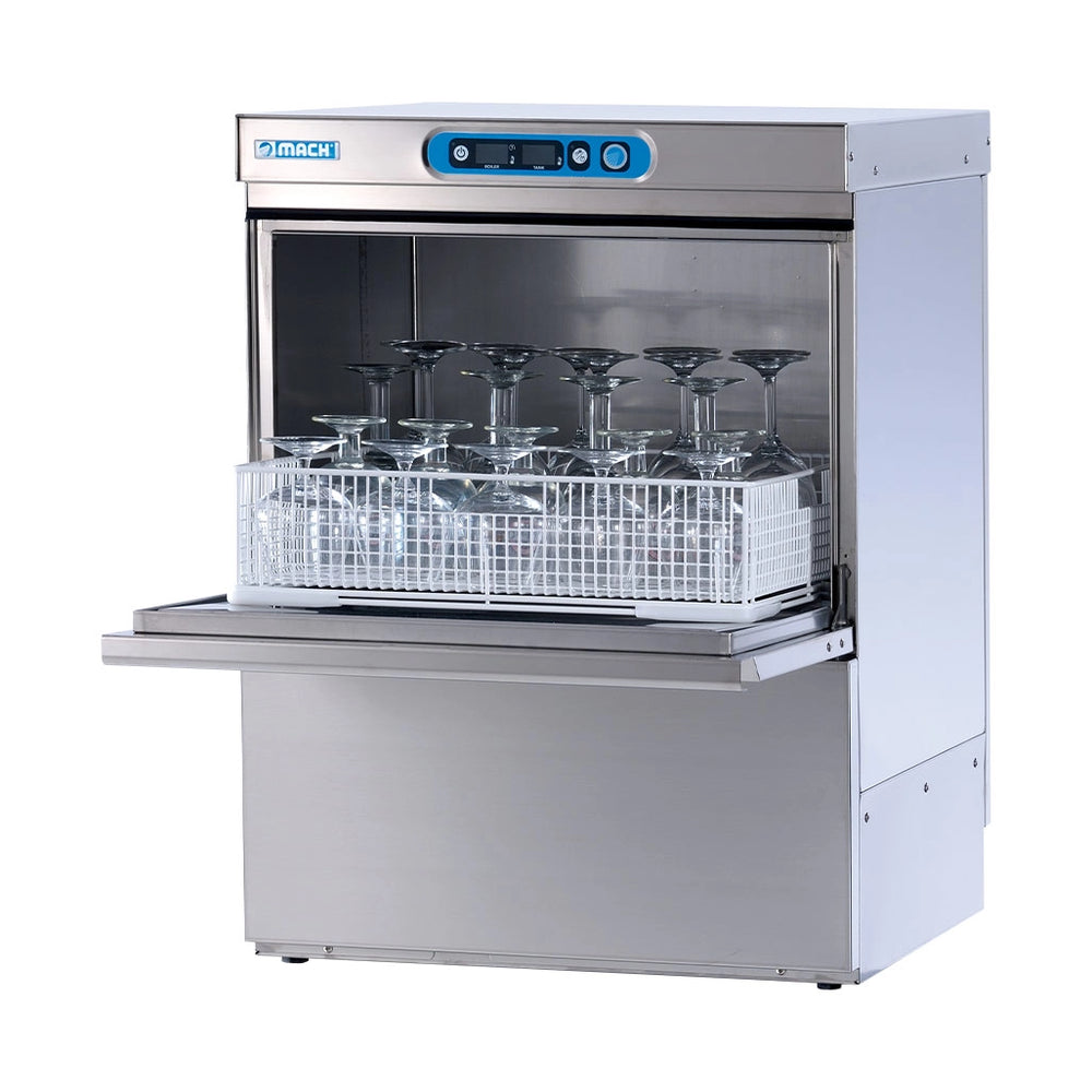 MACH DT50.11AP 500 × 500mm Digital Commercial Dishwasher (1 Phase)