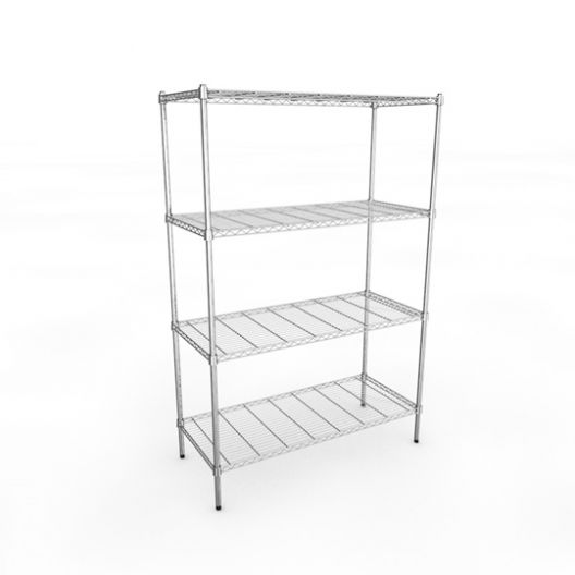 Classic 1220mm Chrome Wire Racking
