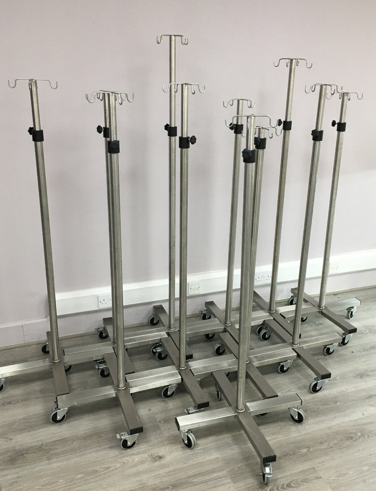 Stainless Steel IV Pole