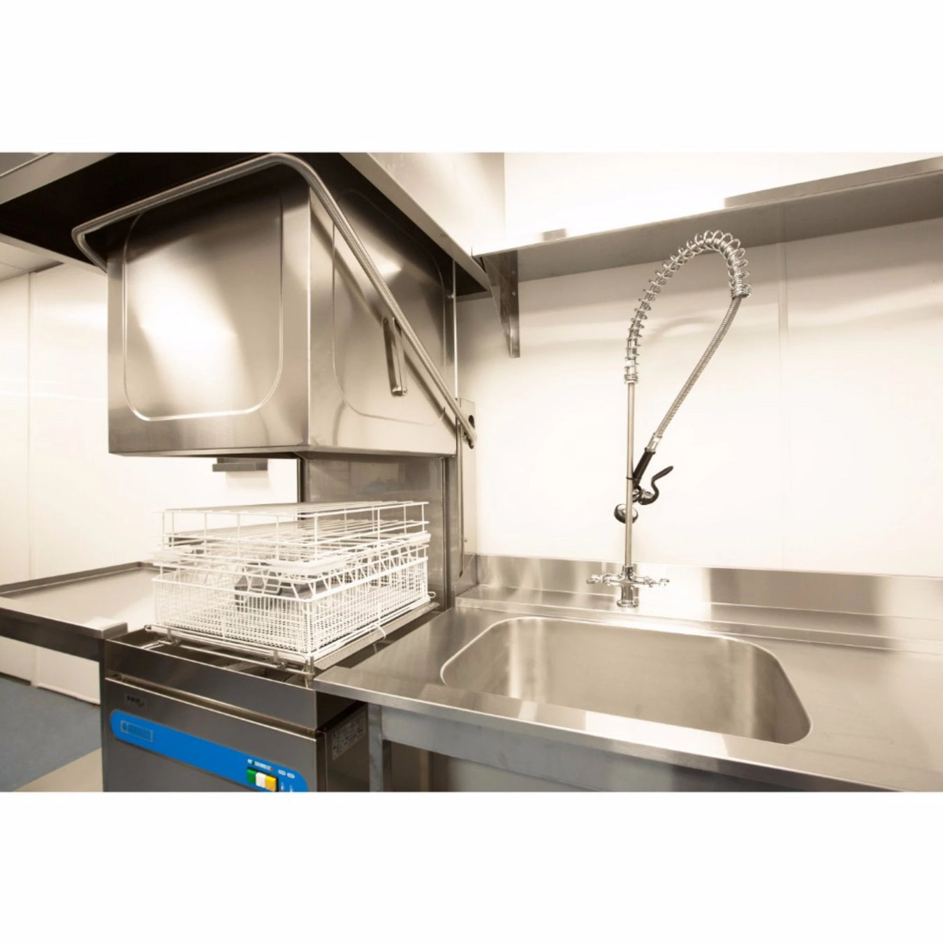 Pass Through Dishwasher System