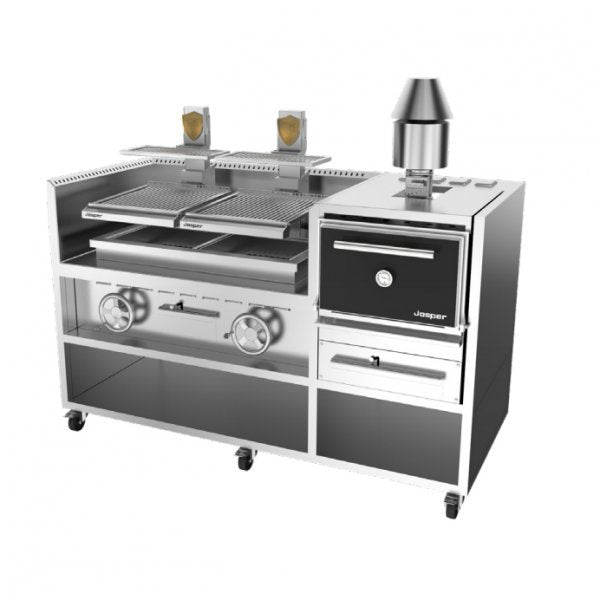 Combo CVJ-050-2-HJX-50 / Charcoal Oven 50 + Double Basque Grill