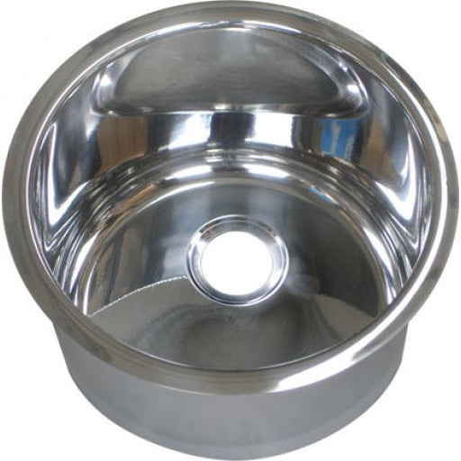 Classic Cylindrical Inset Stainless Steel Hand Basin (⌀260mm)