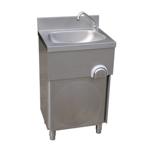 Classic Floor Standing Leg Operated Stainless Steel Hand Basin