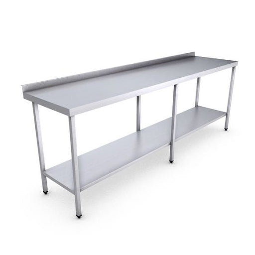 Classic Stainless Steel Catering Prep Table - 2400 x 600mm